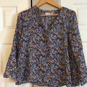 Old Navy Floral Linen Top